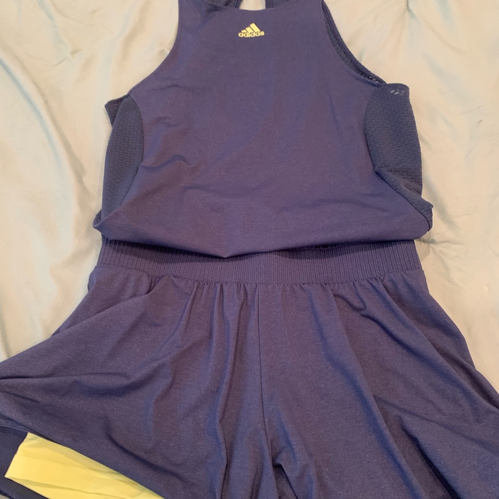 Adidas tennis outfit.  One piece.  Like new.  Size small